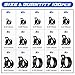 Toolwiz 100Pcs 6-25mm Spring Band Hose Clamp Assortment with Swivel Clamp Pliers, Constant Tension Radiator Hose Clamps, Black Hose Clips for Fuel Line, Silicone Vacuum Hose, Air Tube, Water Pipe