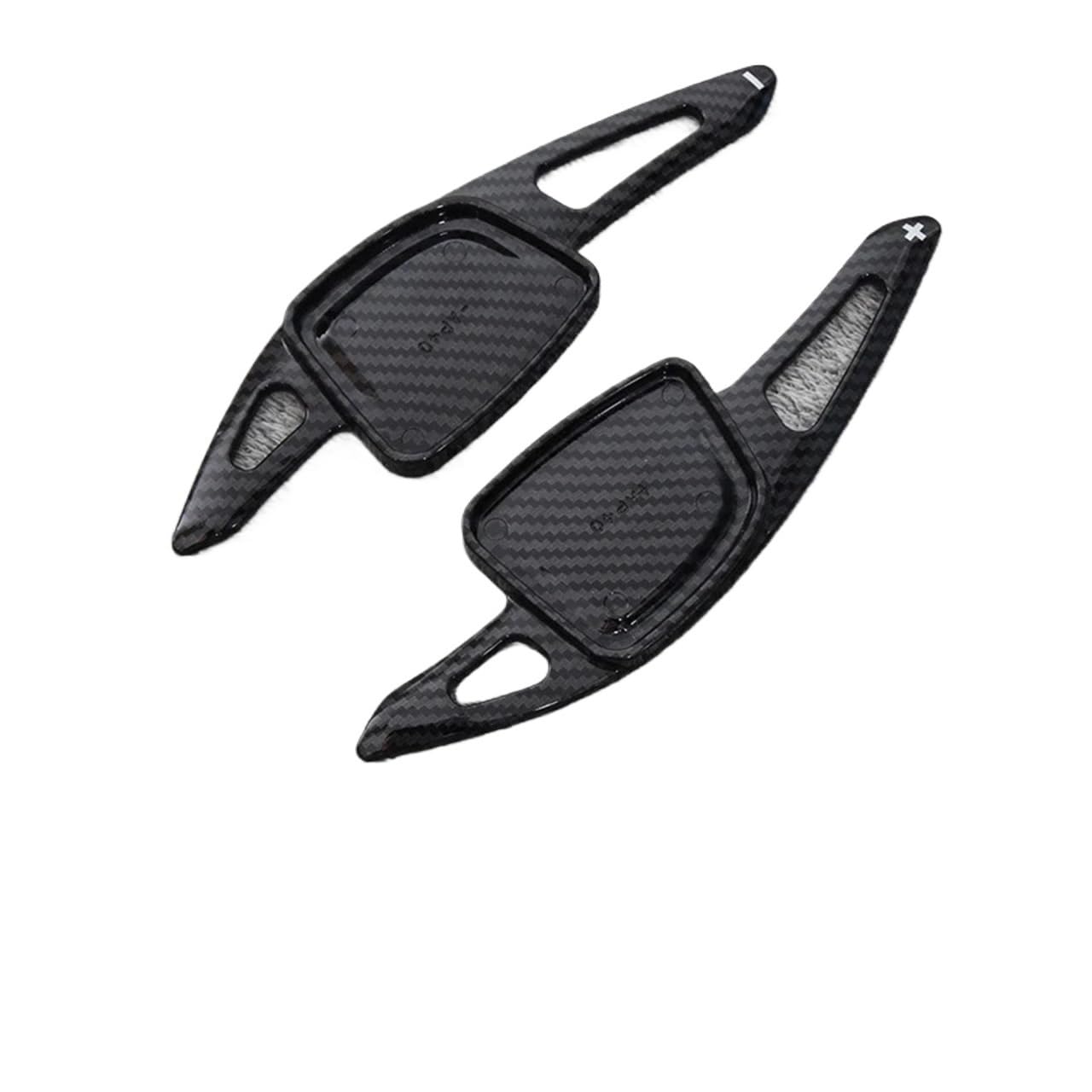 Gmzqsn Black Carbon Fiber Red Semi-Auto Shift Paddle For Audi For A3 For A4l For A5 For A6l For A7 For A8 For S4 For S6 For S7 For S8 For Q6, Steering Shifter