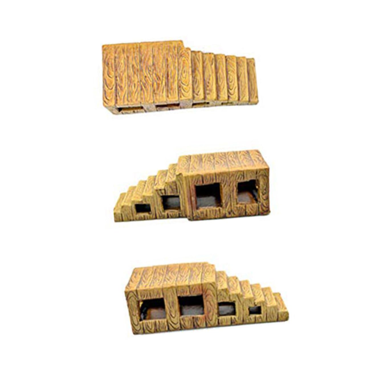 Toyvian Plataforma de Cerámica Rampa Estable para Tortugas de Agua Decoración Terrario y Diseño Ecológico para Acuario y Terrario Reptiles