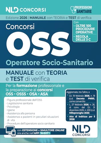Manuale OSS 2026. Teoria e quiz per concorsi e la formazione di Operatore Socio Sanitario (oss, osa, asa). Con espansione online