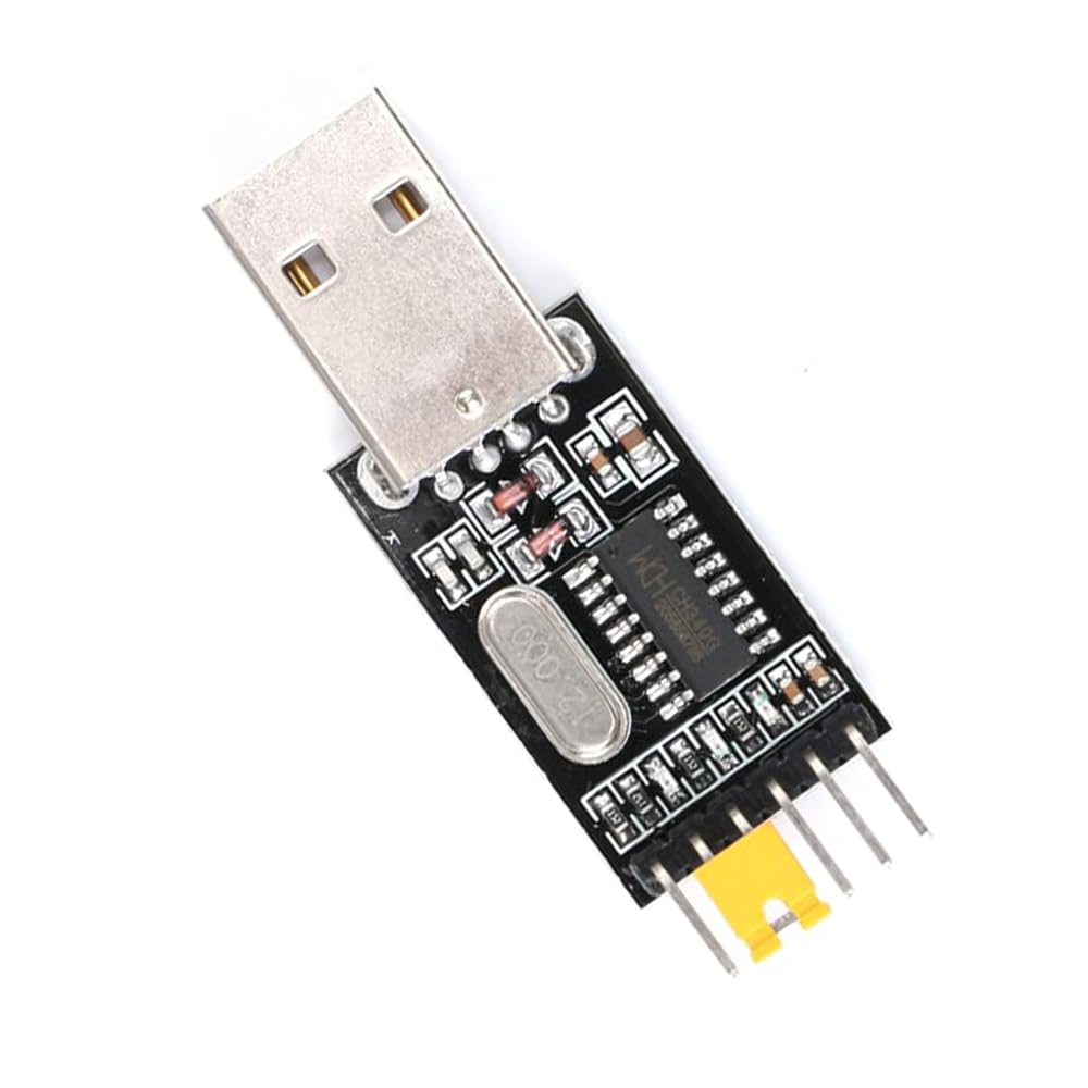 Hexonix CH340G USB to TTL Converter Module – USB to Serial RS232 UART Adapter with 3.3V/5V Switch for Microcontroller Communication-image-36