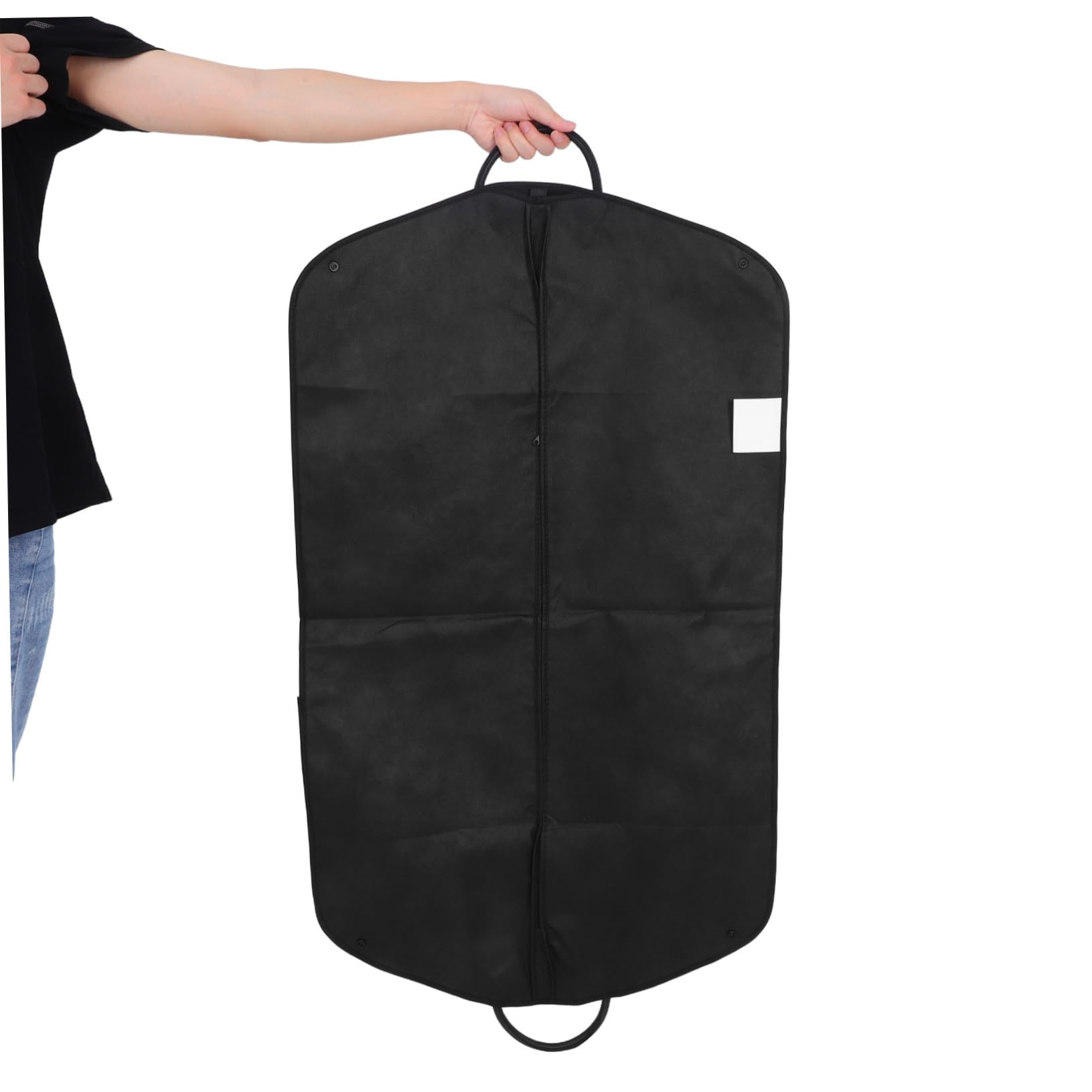 2 Piezas Bolsa para Trajes con Asa Funda de Tela No Tejida para Ropa Protector Antipolvo Ligero y Transpirable para Viajes de Negocios y Armario Adecuado para Abrigos y Chaquetas