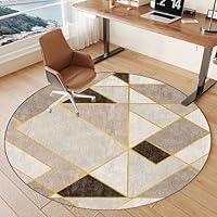 Runde Bürostuhlmatte – Rutschfester Bodenschutz Für Hartböden & Teppiche, 110 Cm