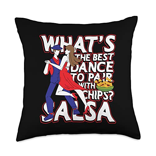 Best dance to pair with chips and salsa Throw Pillow
