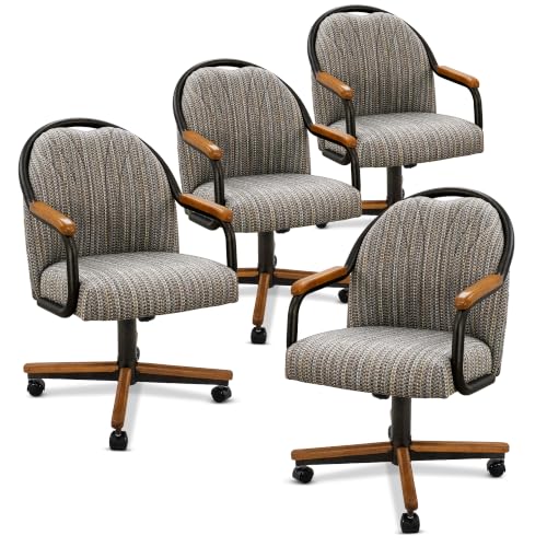 Medina SwivelTilt Caster Dining Chair  Chestnut  M Review