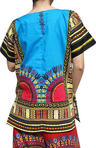 RaanPahMuang Front Split African Dashiki Traditional Cotton Shirt Two Pockets2