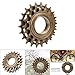 Tomotato Single Speed Bike Freewheel, Metal 3 Speed Flywheel Freewheel Bicycle Accessory Bicycle Freewheel Threaded Type Freehub Replacement Parts for Mountain Road Bike, 16/19/22T
