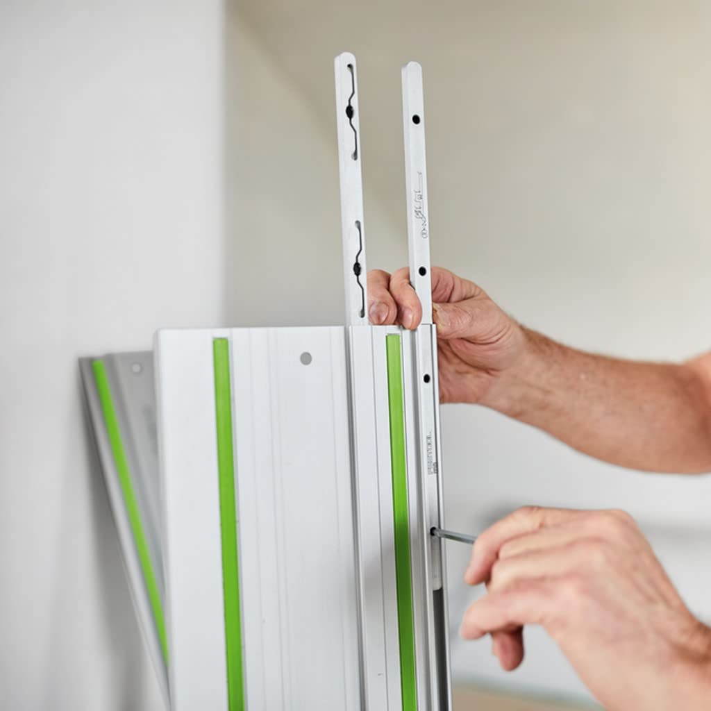 Festool Sierra de inmersión TS 60 KEBQ-Plus-FS con riel guía | Sierra circular de mano en el set – incluye 2 rieles guía, hoja de sierra circular, abrazaderas de tornillo y Systainer