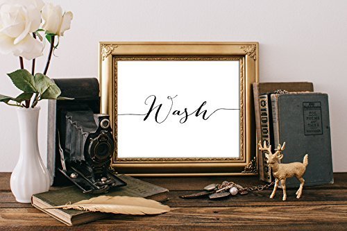 Bathroom Decor Art Prints (Set of 4) - Unframed - 8x10s | Bathroom Décor | Bathroom Décor Wall Art | Room Décor Aesthetic