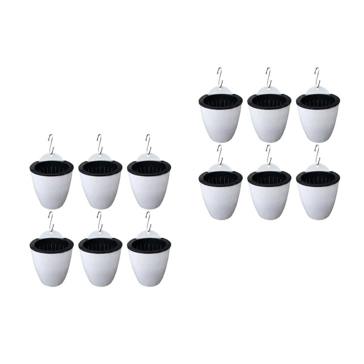 Plantes d'intérieur desséchées : pots de fleurs à arrosage automatique Mipcase