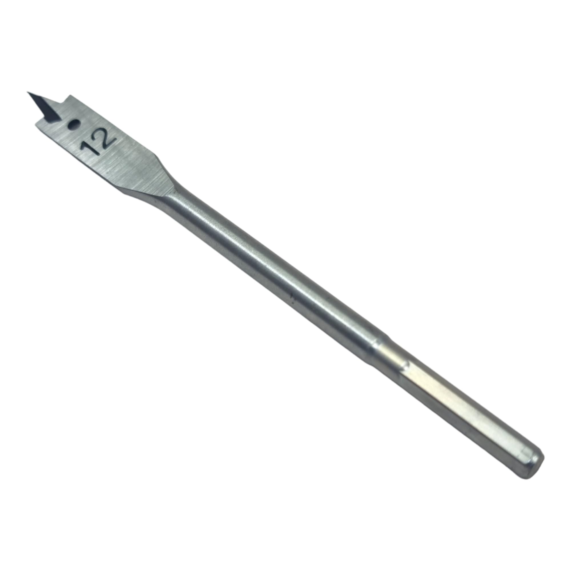 Flat Wood Drill Bit Carbon Steel Spade Paddle Bits for Woodworking, Nylon Storage Pouch Included (12mm - 152mm) — image 1