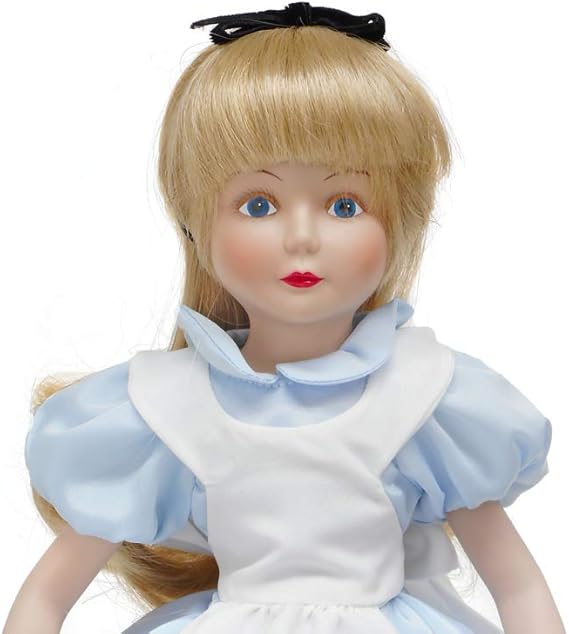 創作ビスクドール『Alice』不思議の国のアリス創作人形白うさぎ付き