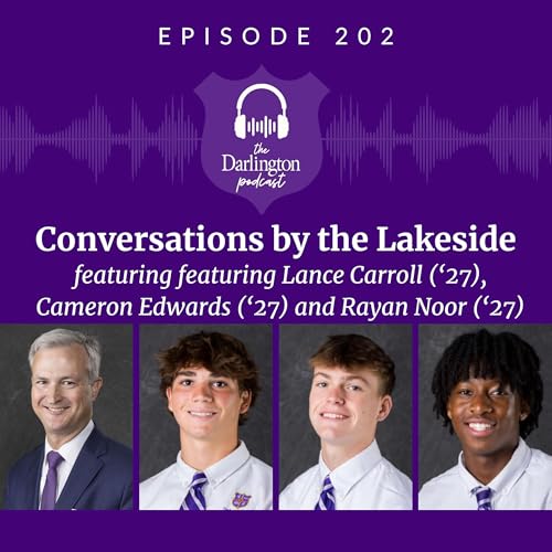 Conversations by the Lakeside featuring Lance Carroll (&rsquo;27), Cameron Edwards (&rsquo;27)and Rayan Noor (&rsquo;27)