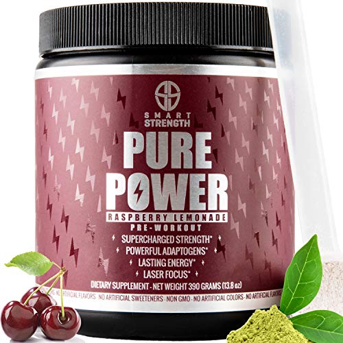 Pre Workout, Best All Natural Keto PreWorkout Supplement. PURE POWER, Healthy Pump, Clean