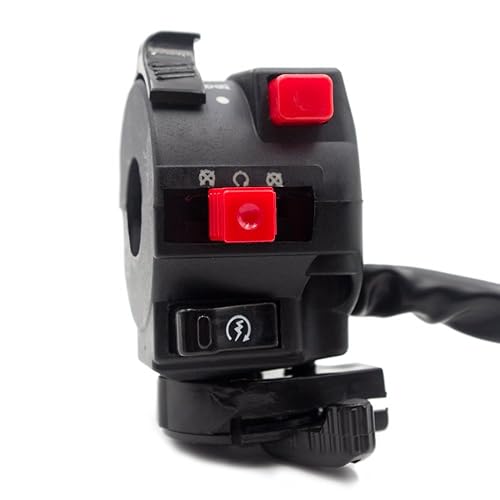 Miniatura 2 de Interruptor de control del lado izquierdo de 5 funciones, 9 cables, cuatrimoto, cuádruple, luz de arranque, interruptor de estrangulamiento para