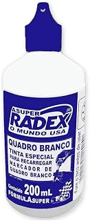 Tinta Reabastecedora Asuper Marcador de Quadro Branco 200ml UN. - RADEX - AZUL