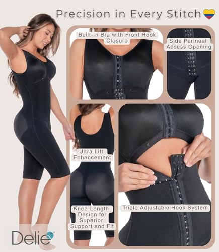 Image of FAJAS DISENOS D'PRADA DELIE Shapewear Tummy Control High Compression Faja Colombiana Girdle for Women Abdomen Control