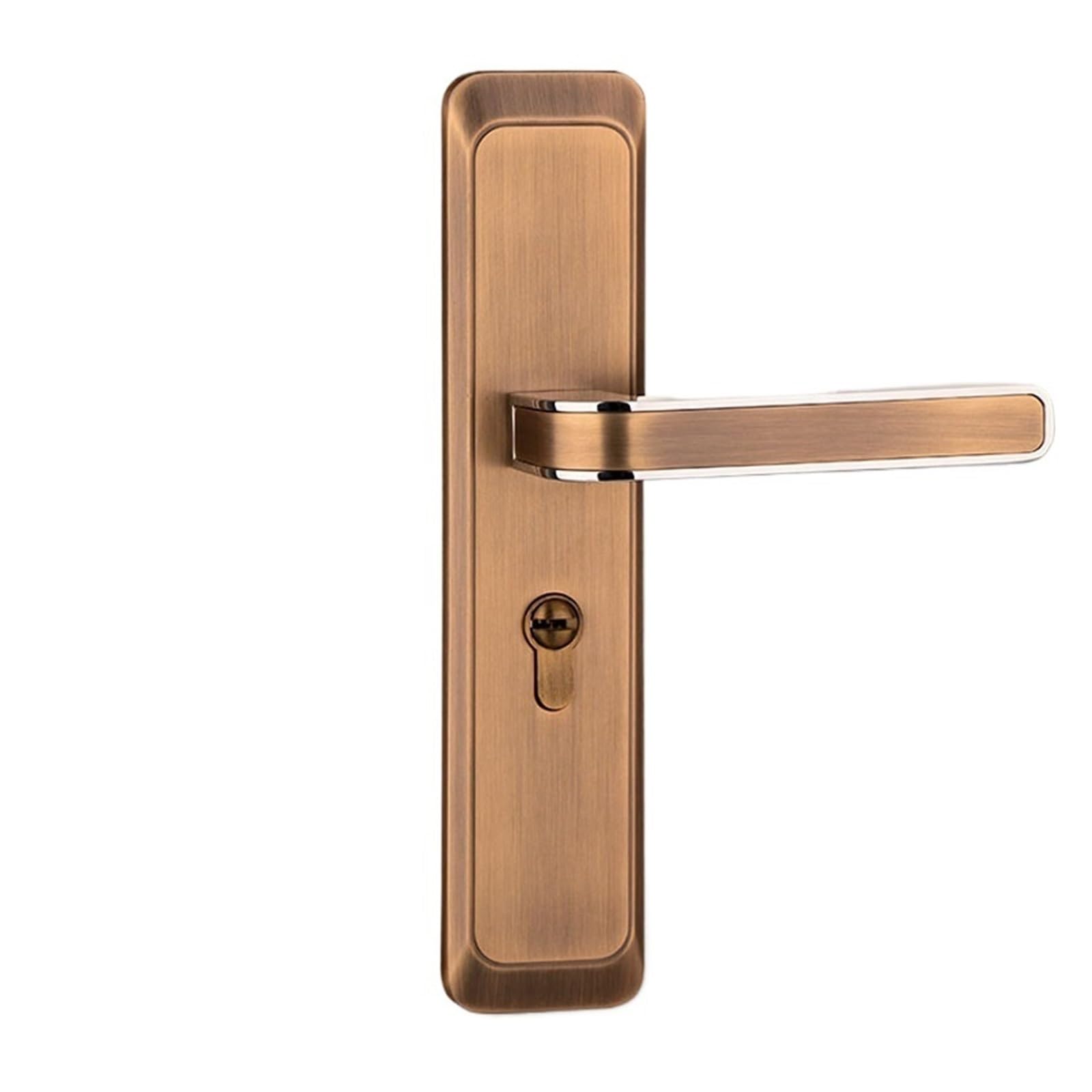 Serrure de porte tricolore en laiton chic pour sublimer votre intérieur moderne