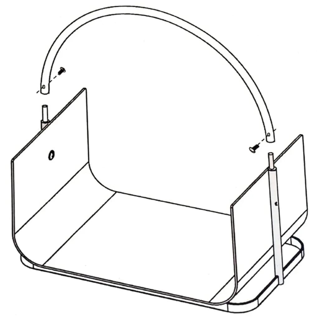 Haushalt International Kaminholz Tragekorb Brennholzkorb Kaminholzkorb 48x41x30cm | Brennholzkorb, Kaminholzkorb