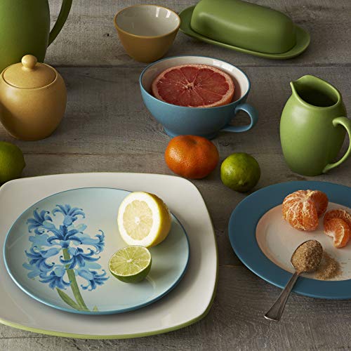 Noritake Colorwave Turquoise 4-Piece Place Setting, Square Shape #TOP5