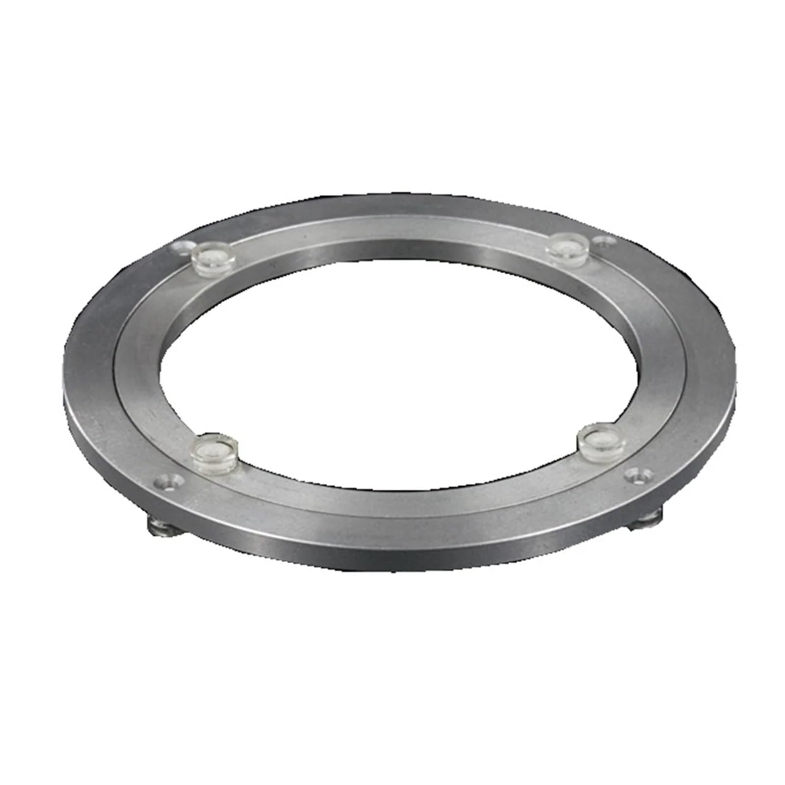 Mueble con cojinetes y riel giratorio de aluminio para base redonda de comedor