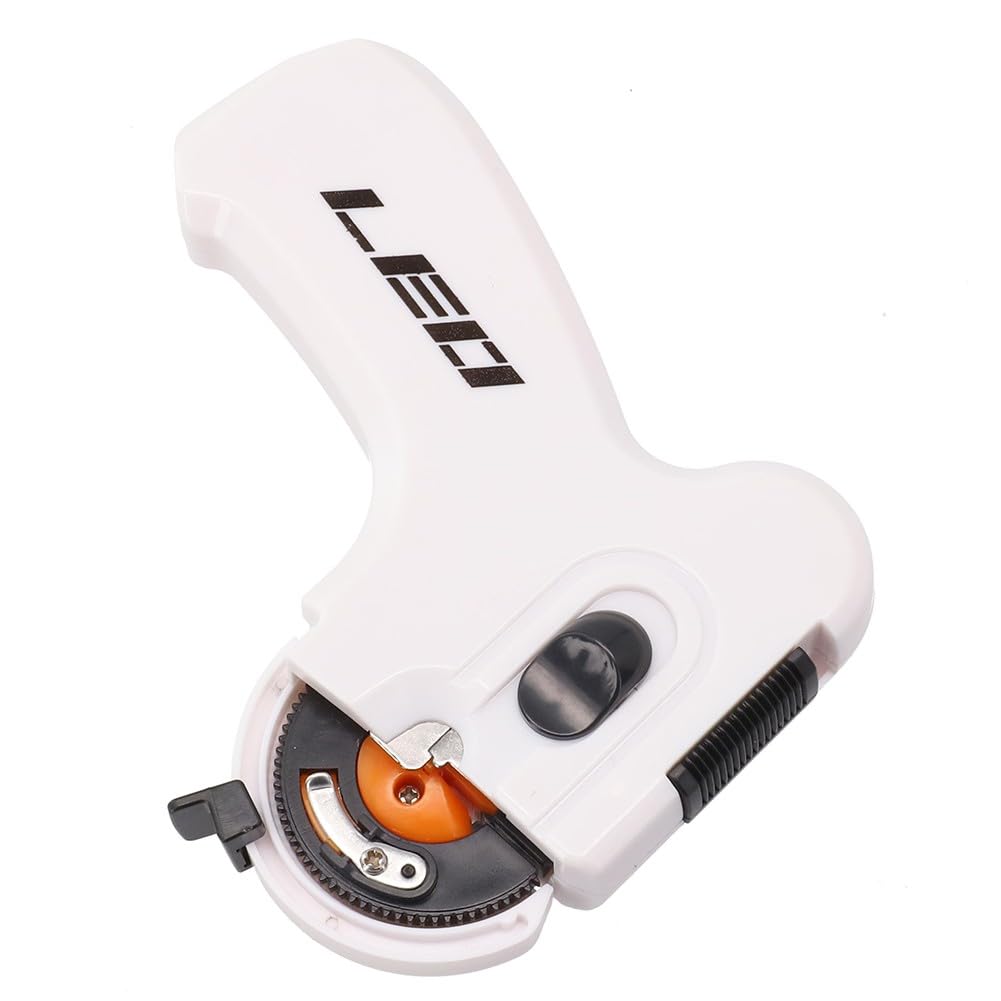 Legatrice automatica per ami da pesca, legatrice elettrica portatile con motore ad alta coppia per ami sottili, guscio in ABS/PC, pesca all'aperto a batteria (batterie non incluse)