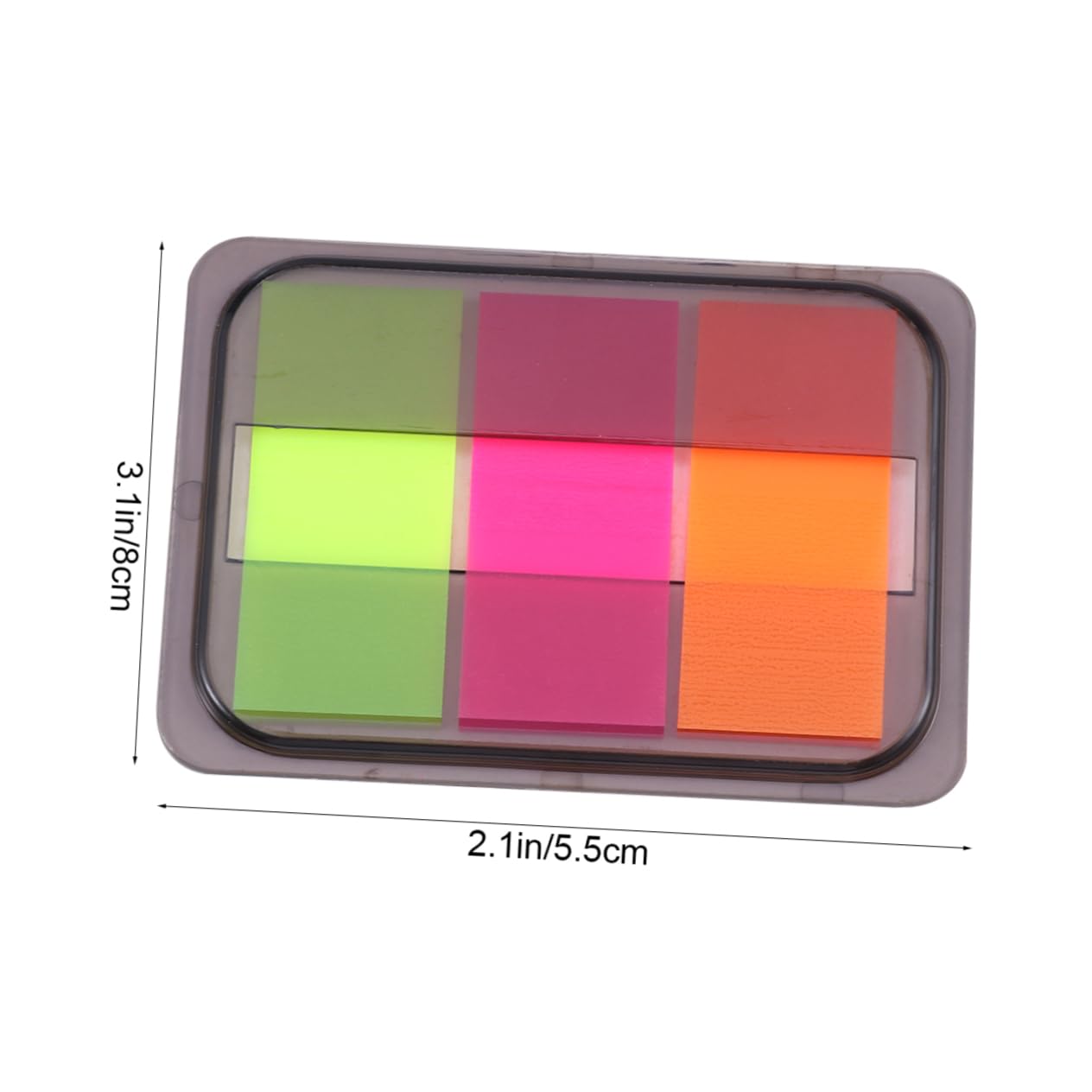 NUOBESTY 30packungen Neon Page Marker Bunte Haftnotizen Selbstklebende Lesezeichen Für Bücher Und Dokumente Markieren Und Hervorheben Von Informationen