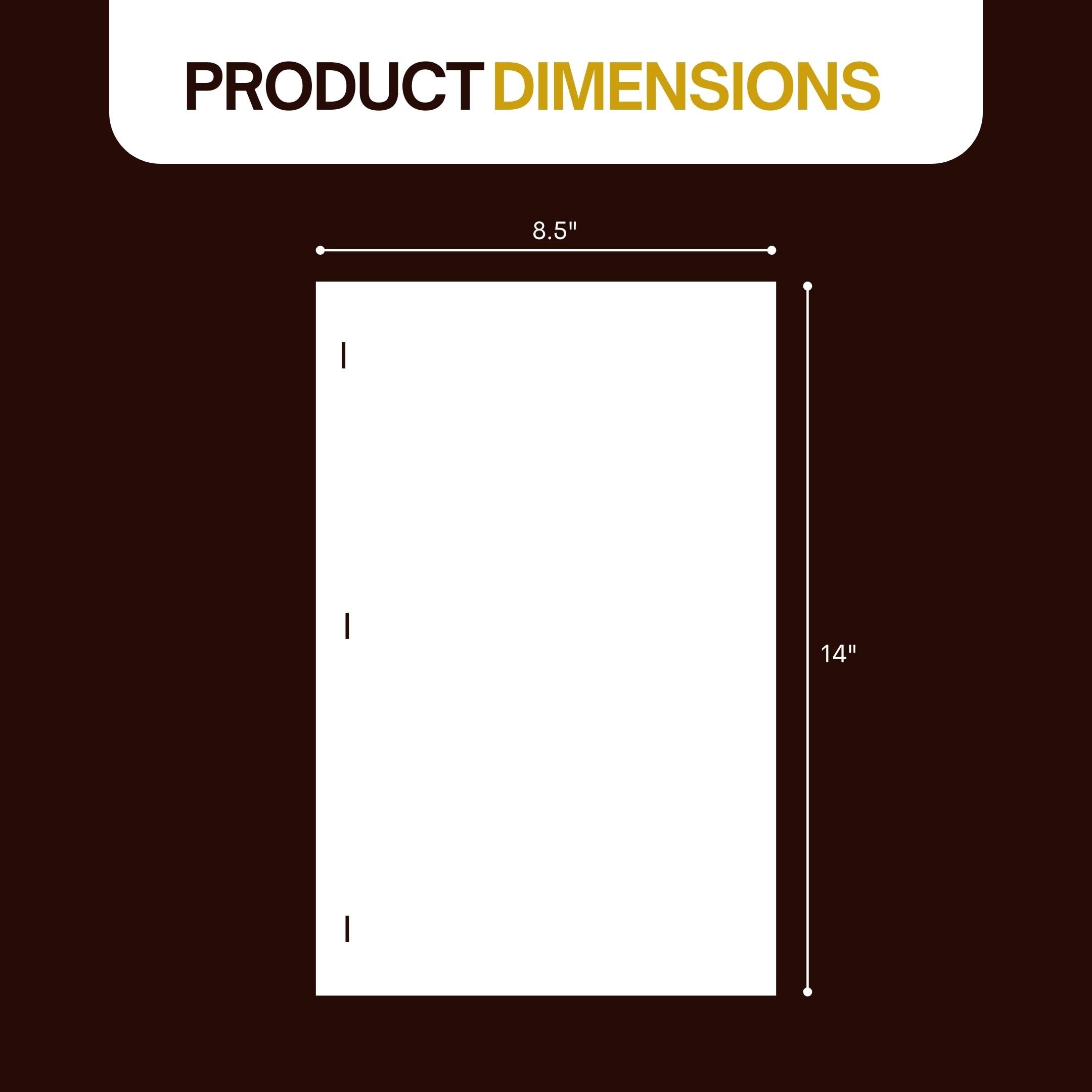 Performore Carnet de minutes de 35,6 x 21,6 cm – Feuilles blanches perforées à 3 trous pour une tenue de dossiers efficace et professionnelle