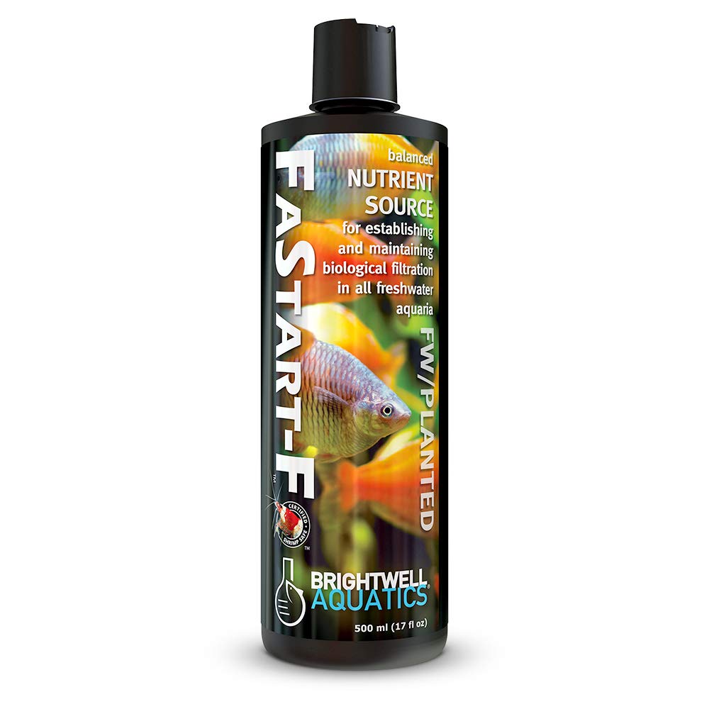 Brightwell Aquatics Fastart F – Nutrient Source for Establishing Biological Filtration in Freshwater Aquariums, 500-ml