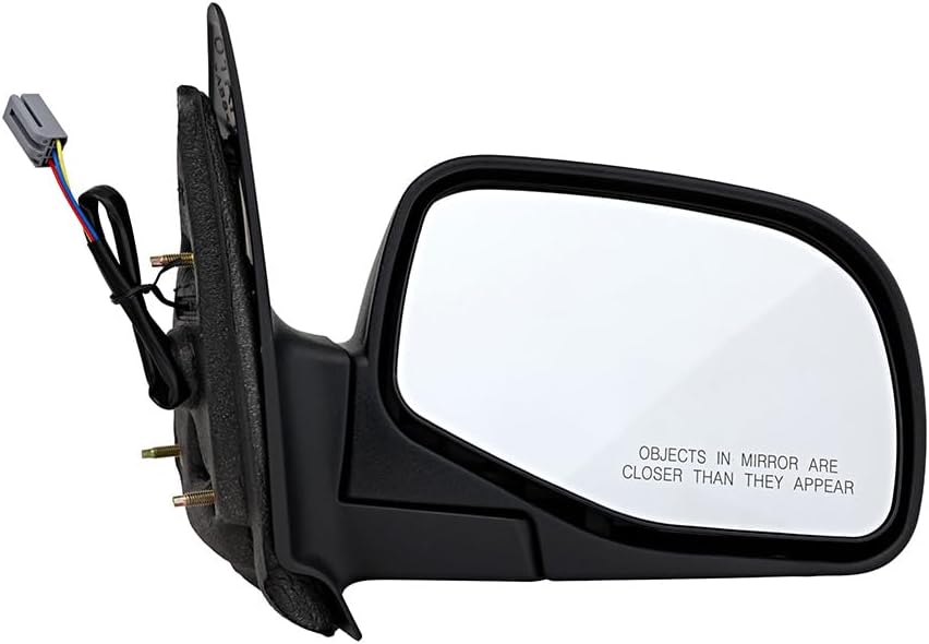 Compatible with Ford Ranger,Mazda B2300 B2500 B3000 B4000 1998 1999 2000 2001 2002 2003 2004 2005 Power Textured Black Side Door View Mirror Passenger Right