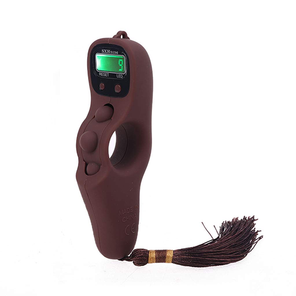 Portable Handheld Digital Beads Counter with Backlight Finger Game Toy Manual Reset Relaxation Tool