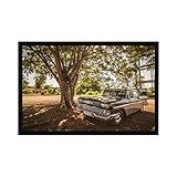 VERO HOME 17895 Fußmatte | Motiv Reisen Oldtimer | Für Ihren Eingangs-Bereich | Maße: 60 x 40 cm