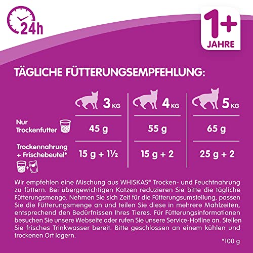 Whiskas Adult 1+ droogvoer lam, 5x800g (5 pakjes) - droog kattenvoer voor volwassen katten - verschillende productverpakkingen beschikbaar - Afbeelding 6