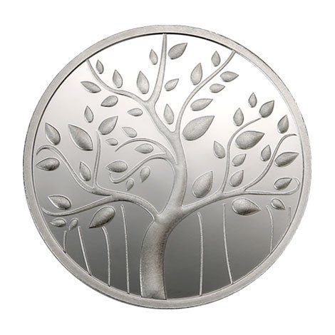 MMTC-PAMP 999 Silver Purity Lucky Banyan Tree 20 Gram Coin (Best wishes Gift)