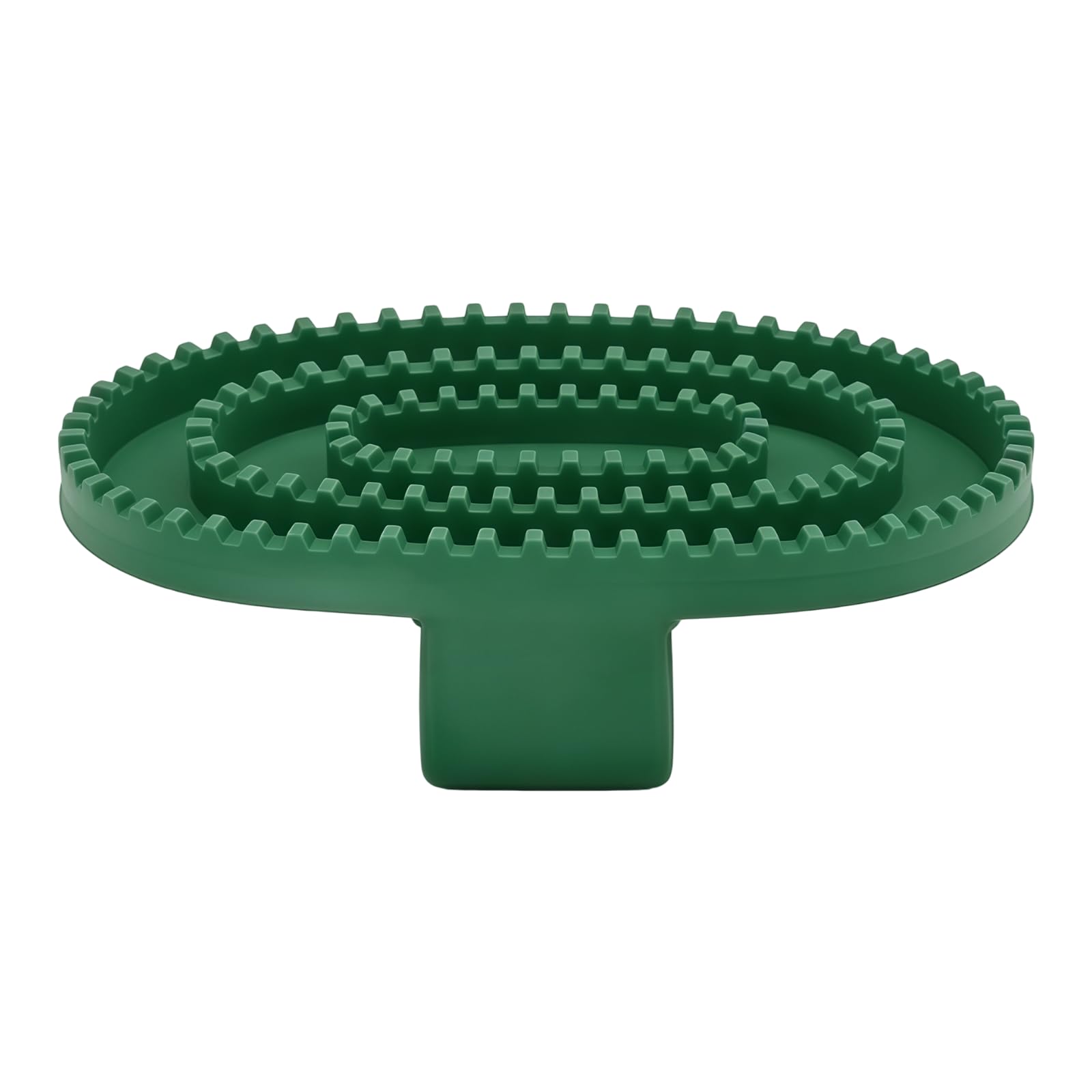 Glitzville Horse Rubber Curry Comb Large Green Horse Grooming Brushes Hair Remover Comb Bathing Tool for Shedding Control Horses Supplies Equipment
