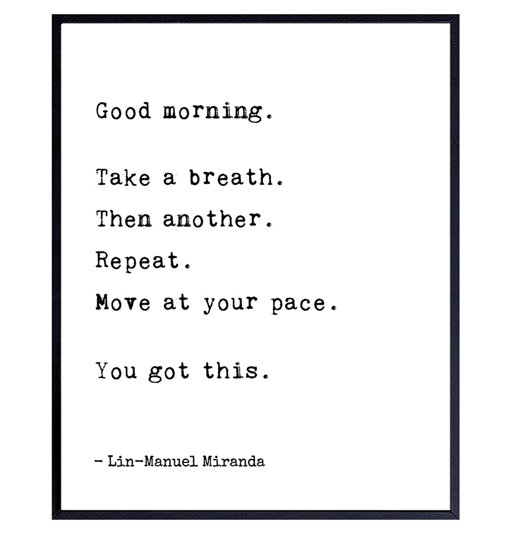 Uplifting Lin Manuel Miranda Wall Art Motivational Bahrain Ubuy