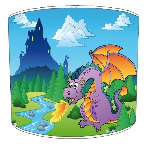 Dragon Lampshade for A Ceiling Light in 3 Sizes - Free Personalisation