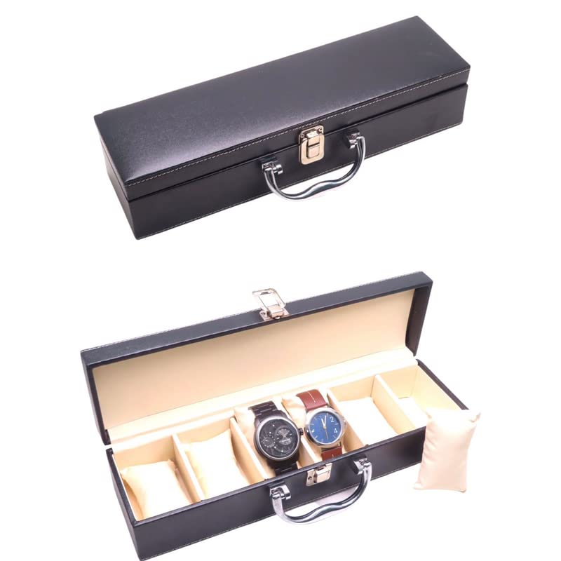 OUR BRAND Roshan 6 Slot Watch Box | Watch Case | Watch Holder | Watch Organizer