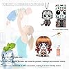 Car Air Fresheners Horror Movie Merchandise Gifts Halloween Tree Ornament Decoration 8PCS, Hanging Cute Classic Character Indoor Accessory for Men Women Movie Fan Lover Blk Ice Scent #4