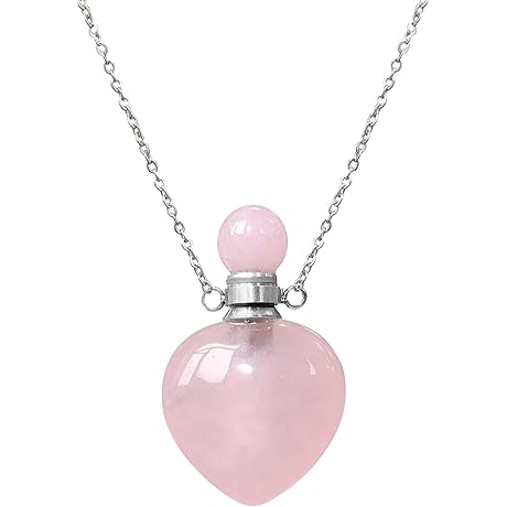 Pendant Heart Perfume Bottle Necklace