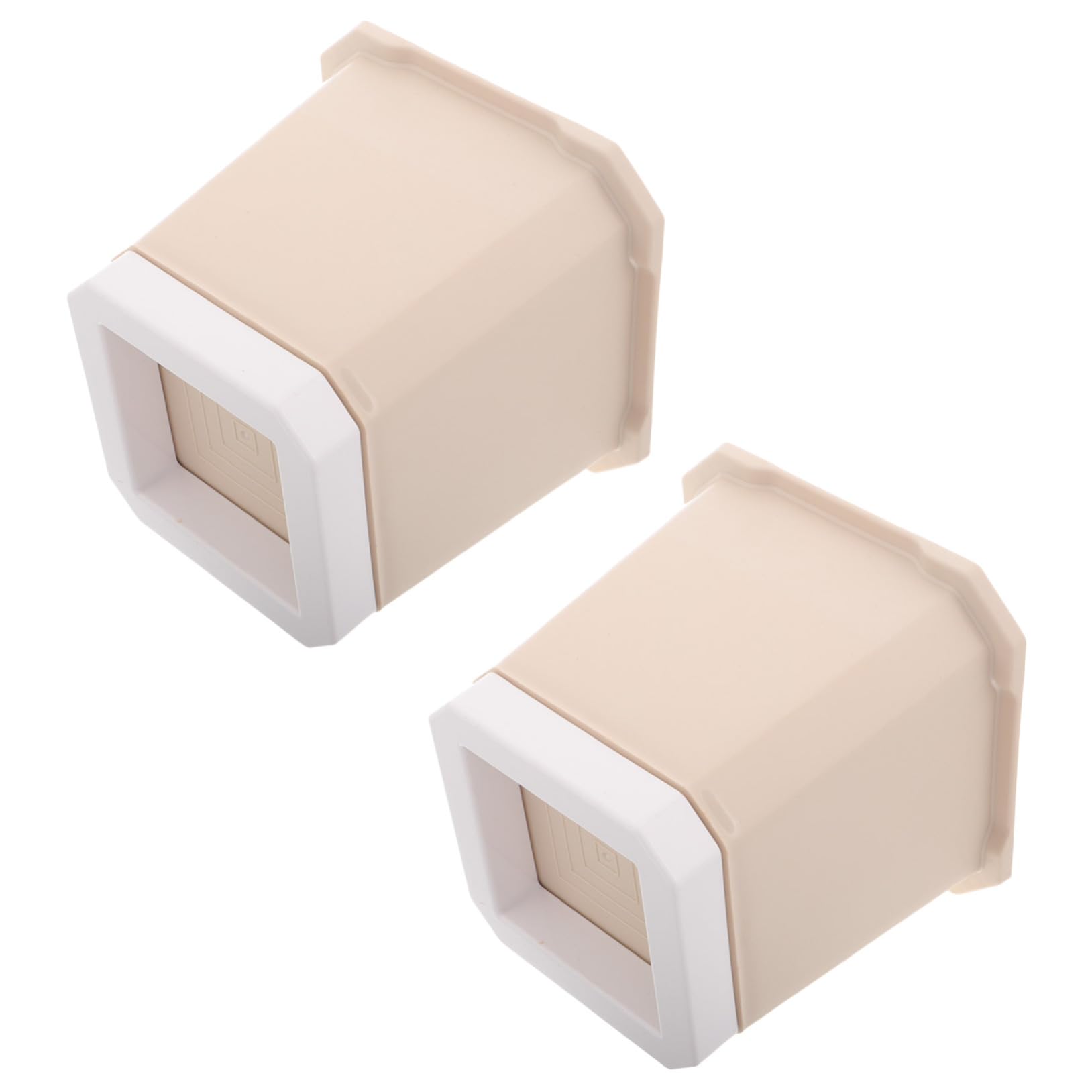 SEWACC 2pcs Bed Risers Bottom Noise Dampening and Quick Setup for Dorm Beds Sofas Desks and Furniture Legs Height for Height Increase