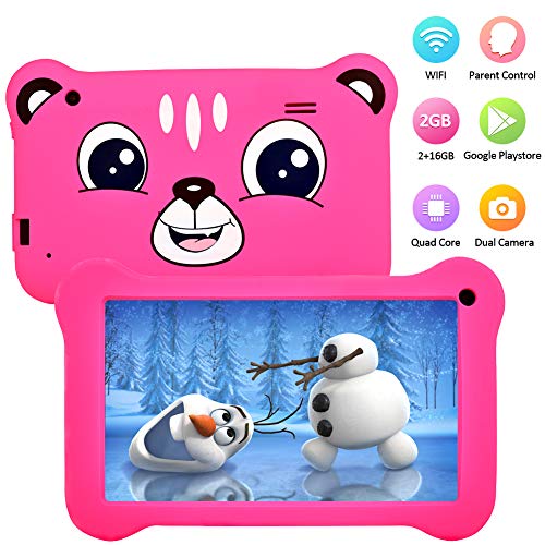 Kids Tablet 7 inch, Android 9.0 Tablet for Kids, 2GB+16GB, Pre-Installed Parent Control