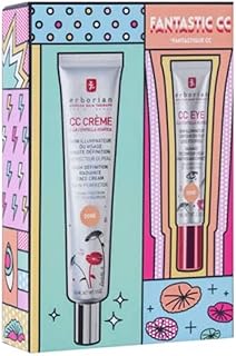 Erborian "Fantastic CC" Beauty gift set - CC Cream 45 ml and CC eye 10 ml, golden/doré shade - Complexion Essentials, Korean Cosmetic Face Care with SPF