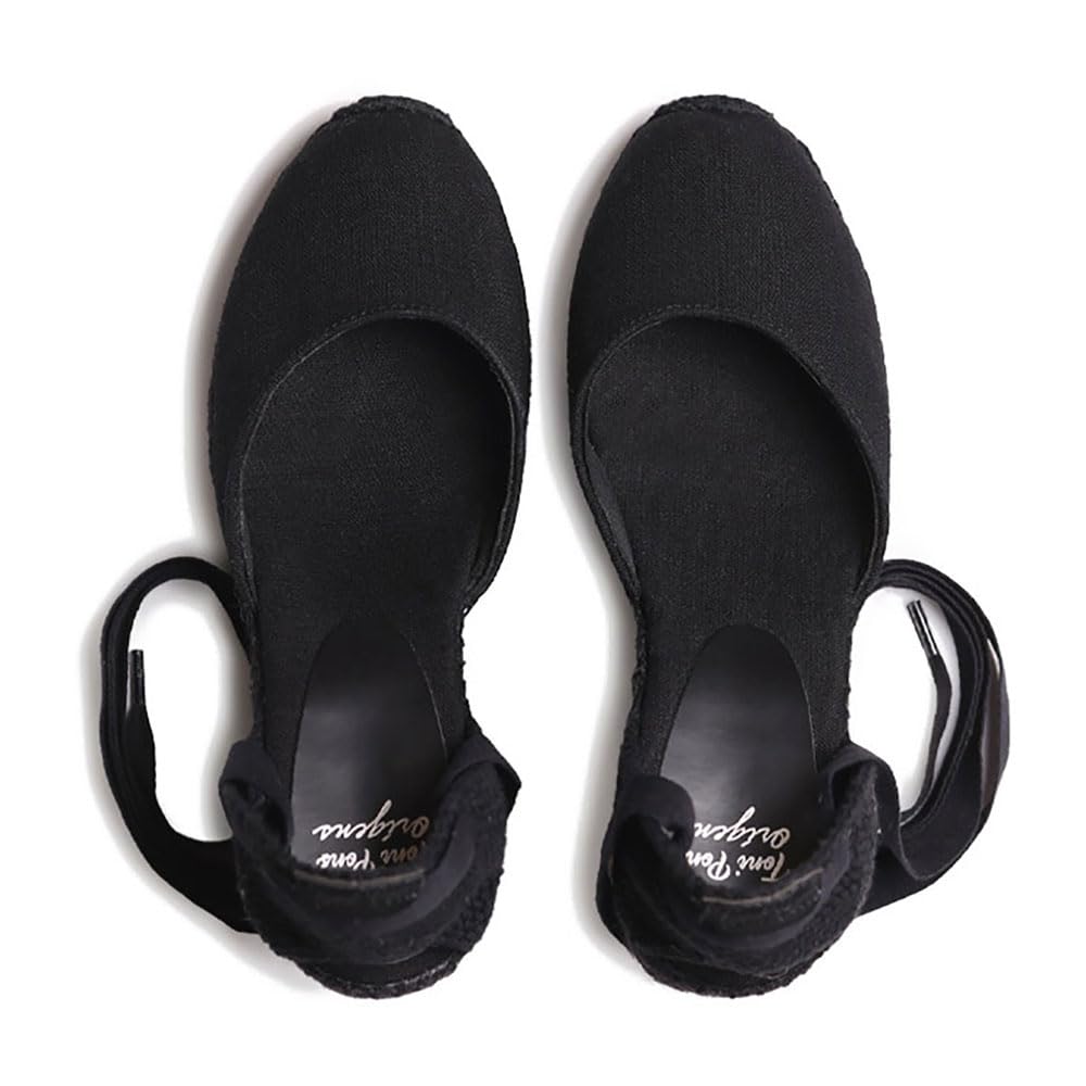 TONI PONS Espadrilles noires en textile