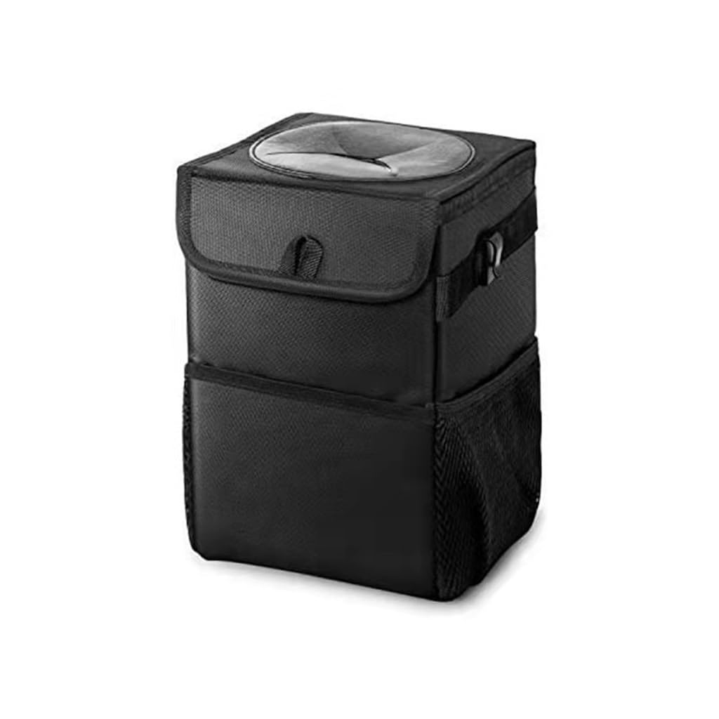 Auto Interior Accessories Car Trash Bin Hanging Garbage Can Dust Water Case Storage Box Organizer
