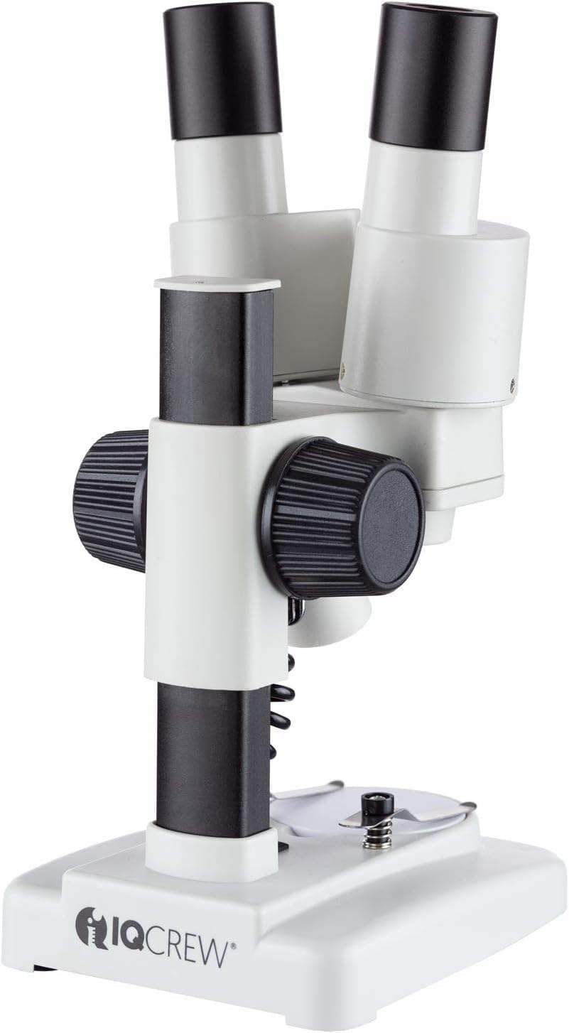 AmScope SE102Z-KT1 50X Binocular Stereo Microscope with Dual LED Light Kit