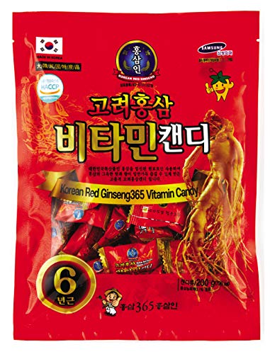[LENITH] HongSamIn Korean Premium Red Ginseng Vitamin Candy 200g (7.05 oz) / Hongsam Candy / Hard Candy