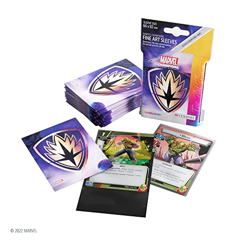 Gg Marvel Champions Pack De 50 Protèges Cartes Gardien De La Galaxy Format Standard - vue 3