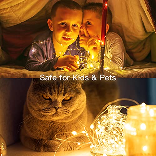 Twinkle Lights, 72 Ft 200 Led Twinkle String Lights, Fairy Light With Ul Certificated Plug, Copper Wire String Lights For Bedroom Party Christmas Tree Warm White #TOP2