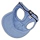 Yosoo Health Gear Haustier-Hund-Hut-Katzen-Hunde-Baseball-Kappe, Haustier-Sonnenhaube mit Ohrlöchern, Verstellbarem Streifen, Niedlicher Haustier-Hunde-Reise-Sport-Hut für Frühling, Sommer (S)
